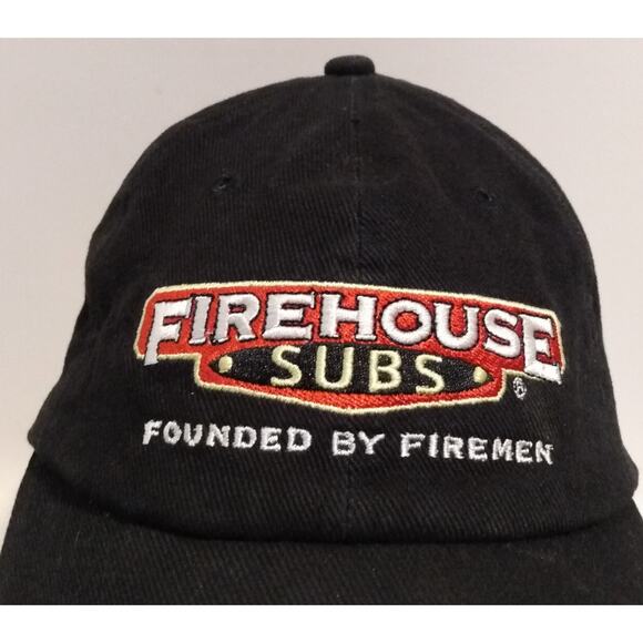 Firehouse Subs Uniform Hat Cap Lot Of 2 Strapback Work Sun Visor Black Fireman - Picture 7 of 16